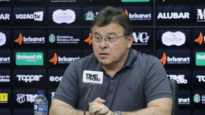 Robinson de Castro, presidente do Ceará, em entrevista coletiva