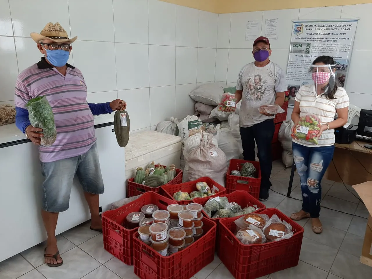 Em maio, as entregas começaram em nas cidades de Potengi e Pacujá.