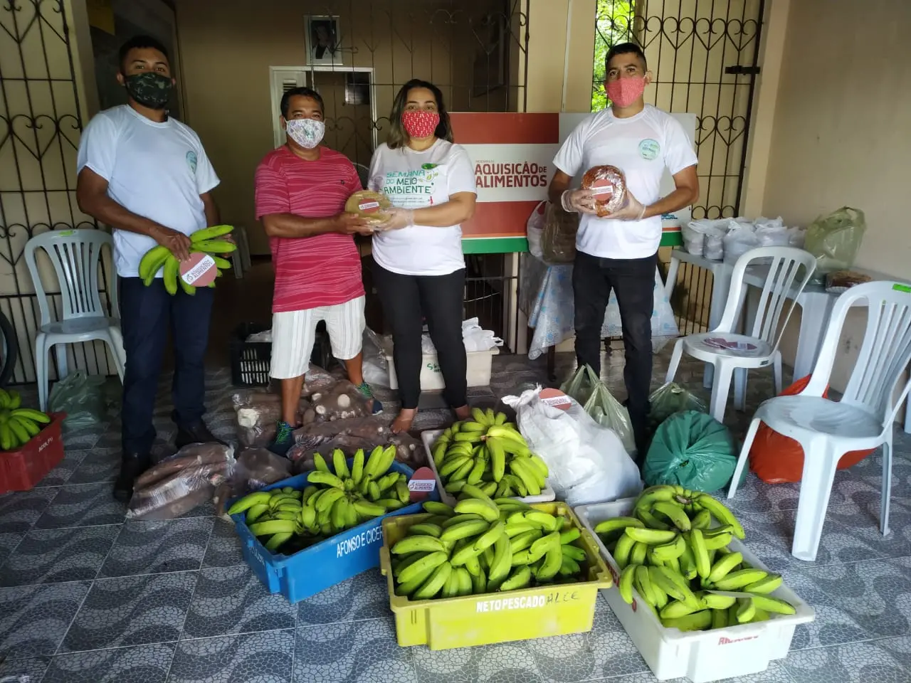 Até o final de junho, devem ser entregues 439 toneladas de produtos adquiridos de 1.215 agricultores familiares do Estado.