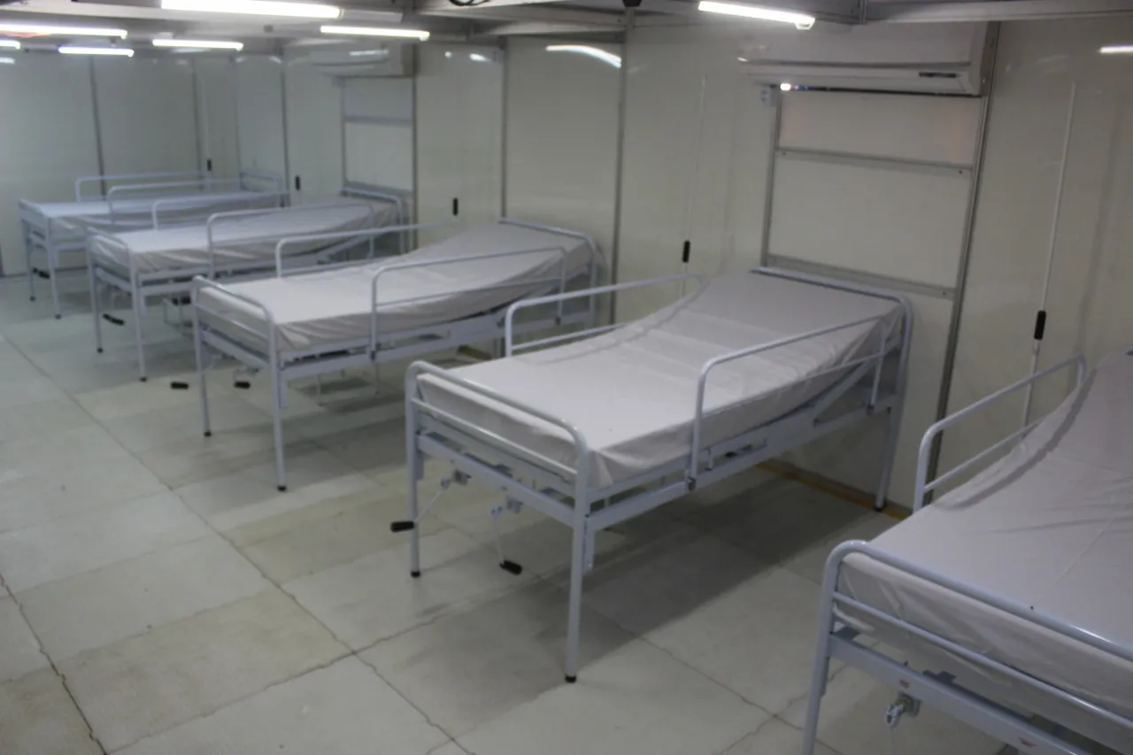 A unidade conta com dez leitos dedicados a pacientes com a Covid-19