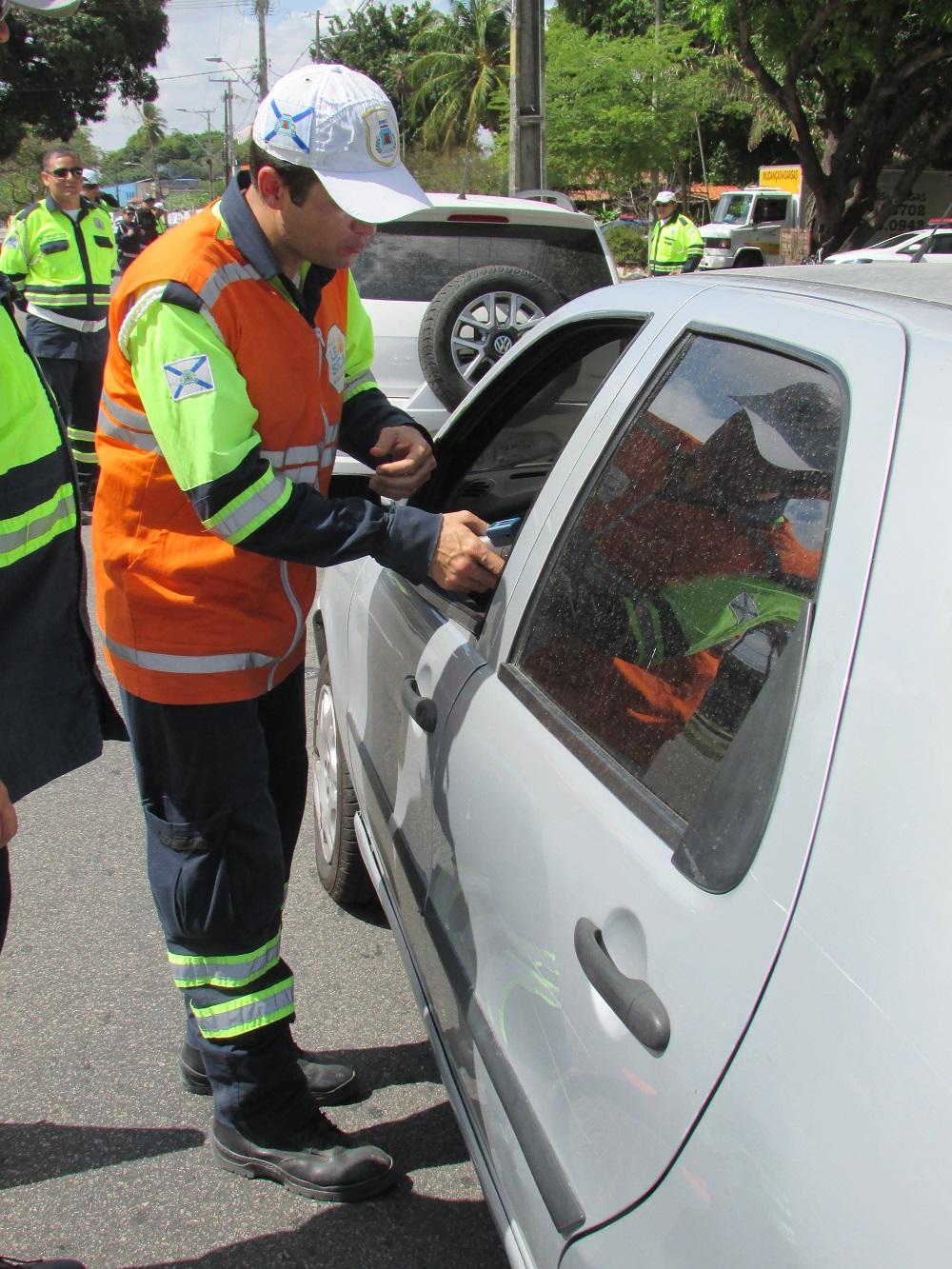 Imagem de fiscalização da Lei Seca