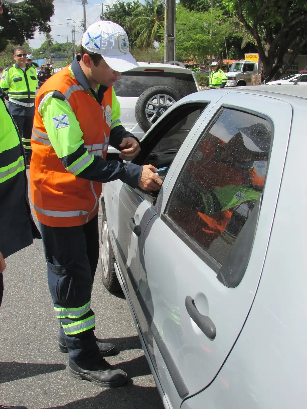 Imagem de fiscalização da Lei Seca