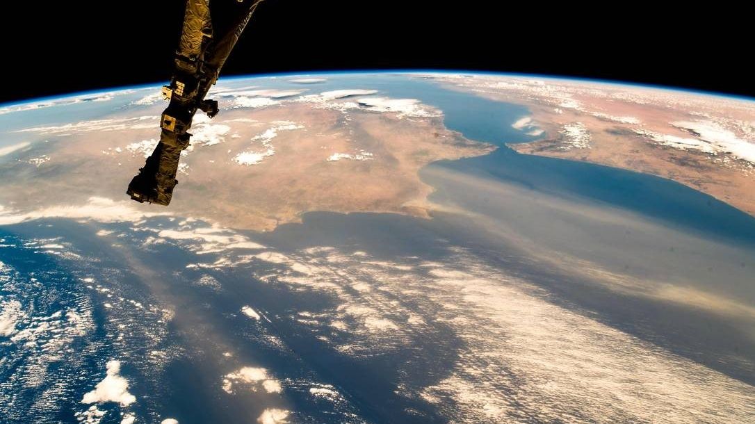 Fotografia da Terra vista do espaço
