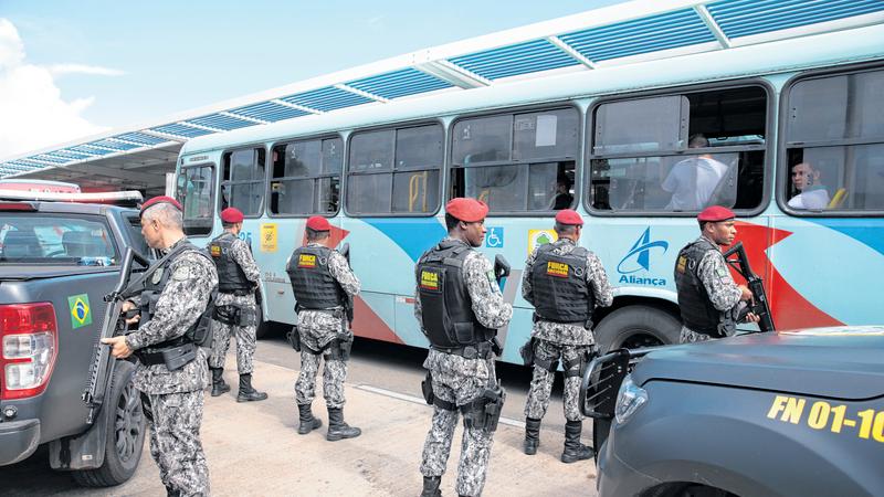 Ação da Força Nacional contra o crime em Fortaleza