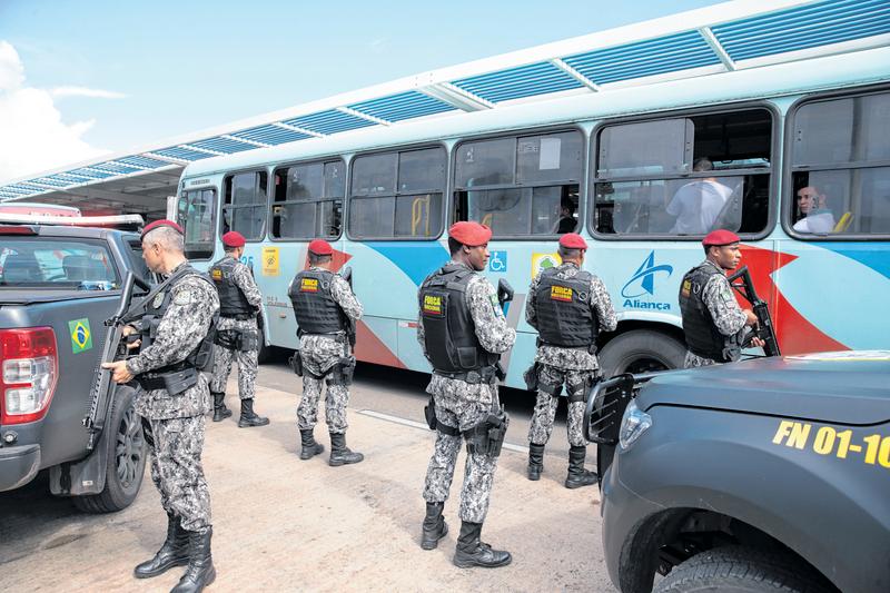 Ação da Força Nacional contra o crime em Fortaleza
