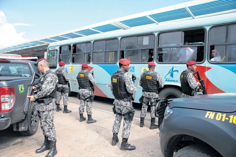 Ação da Força Nacional contra o crime em Fortaleza