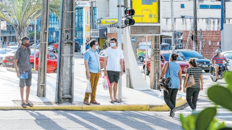 Transmissão Covid-19 nas ruas de Fortaleza