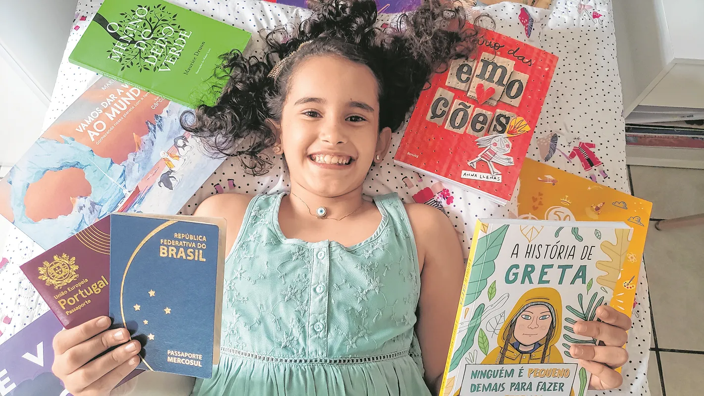 Para Taís, o livro é um avião que leva o passageiro para o lugar que ele quiser
