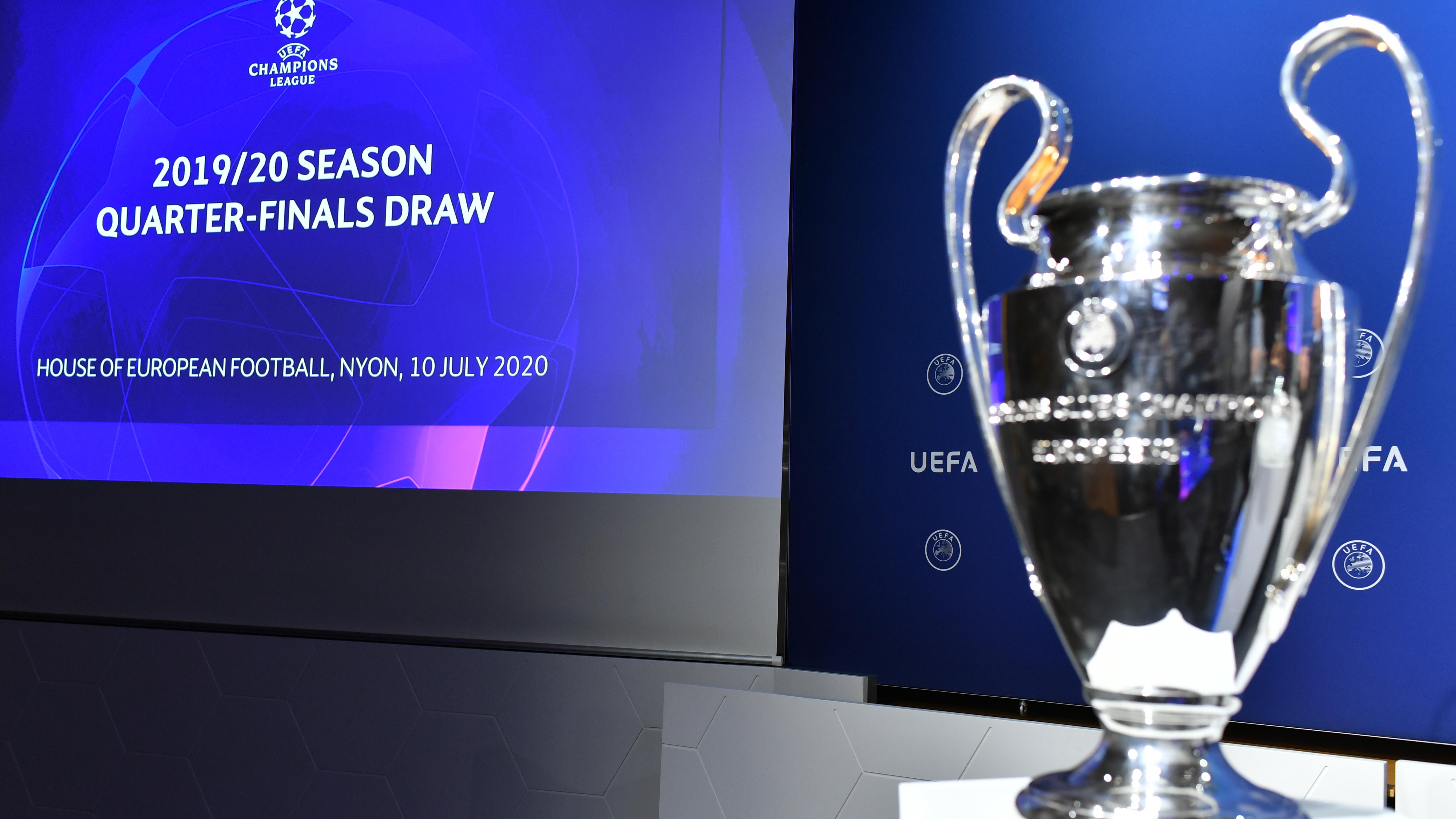 Sorteio das quartas de final da UEFA Champions League confirmado