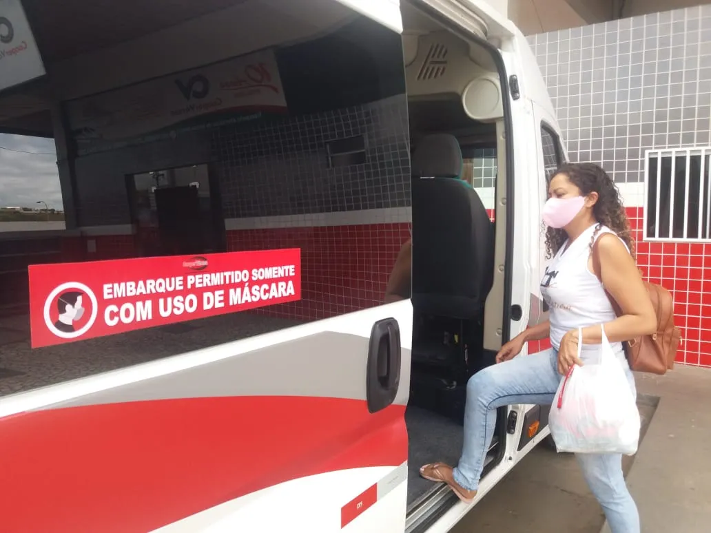 Na cidade de Várzea Alegre, o retorno foi gradual e com frota reduzida