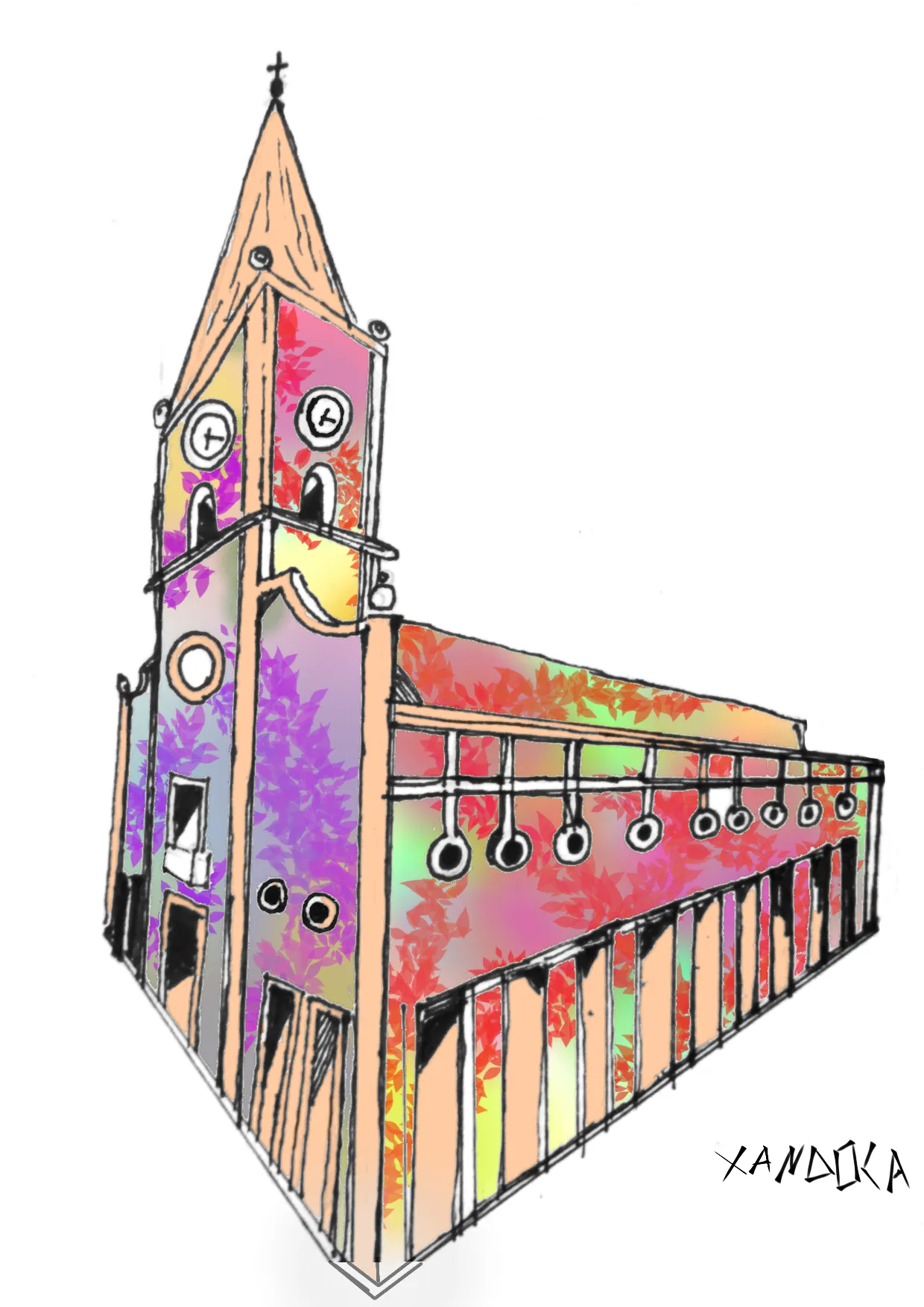 Igreja Matriz Nossa Senhora das Candeias, em Jaguaribe.