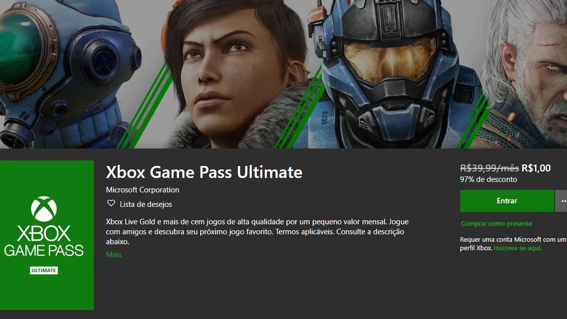 Como presentear uma assinatura do Xbox Game Pass para PC (Beta