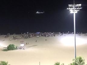 Festa na Praia de Iracema precisou de intervenção da PM para acabar