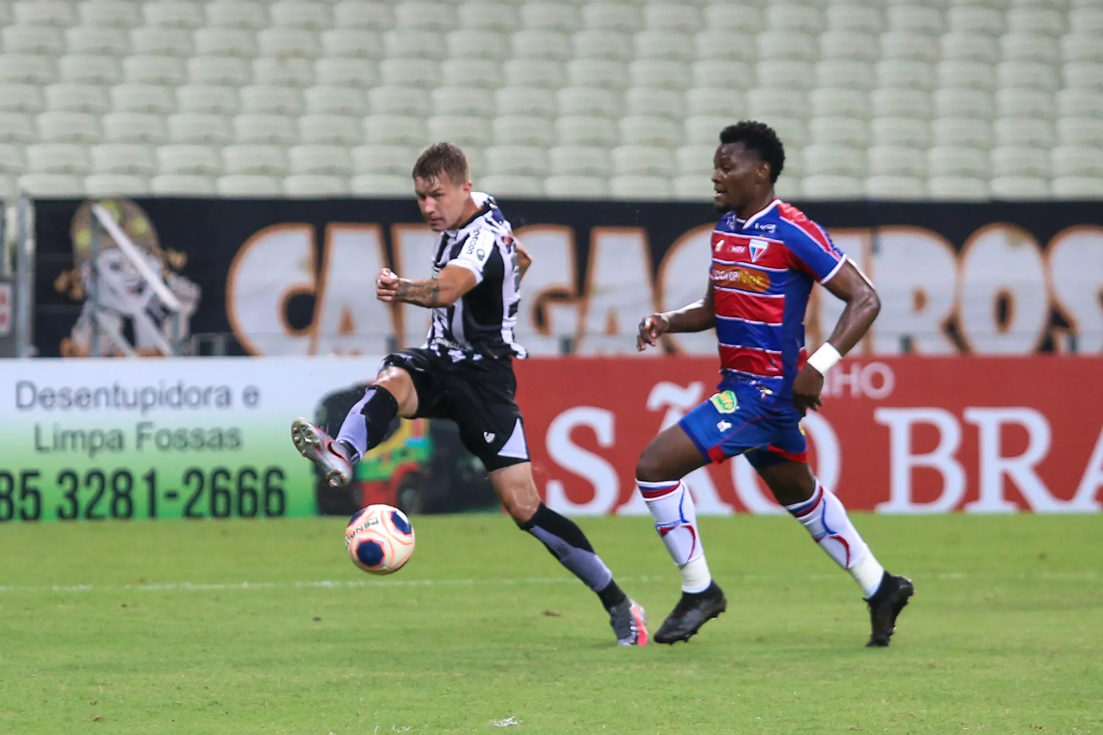 Ceará e Fortaleza fizeram outros dois jogos em 2020. Um empate e o outro teve vitória do Fortaleza. Agora está tudo empatado nos confrontos, com uma vitória para cada lado e um empater