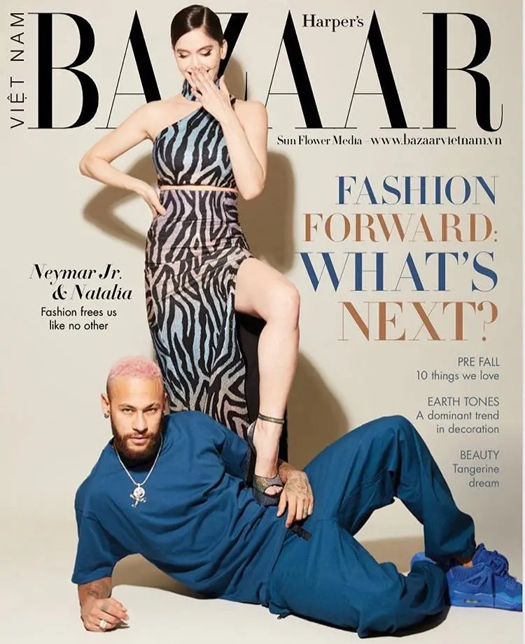 Esta é uma imagem da capa da revista Bazaar