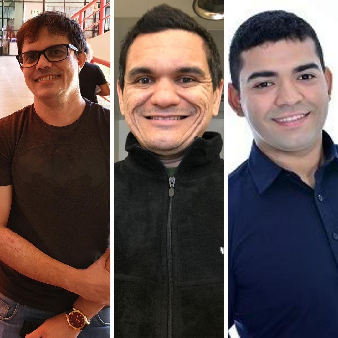 Os pesquisadores cearenses Francisco Eilton Lopes, Pedro Filho Noronha de Souza e Jackson Amaral