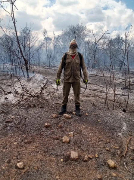 O primeiro foco de incêndio na área surgiu no fim da tarde da última sexta-feira (7). Foram três dias de trabalhos