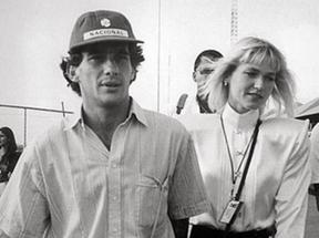 Esta é uma imagem de Xuxa e Ayrton Senna