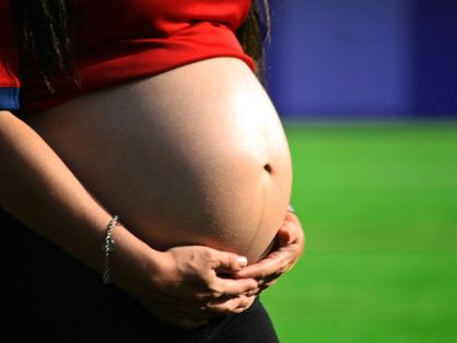 Foto de mulher grávida