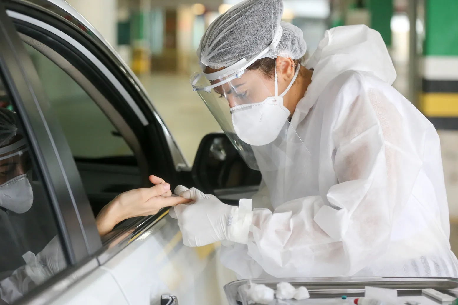 É possível fazer teste pela rede pública no Drive-Thru no RioMar Kennedy