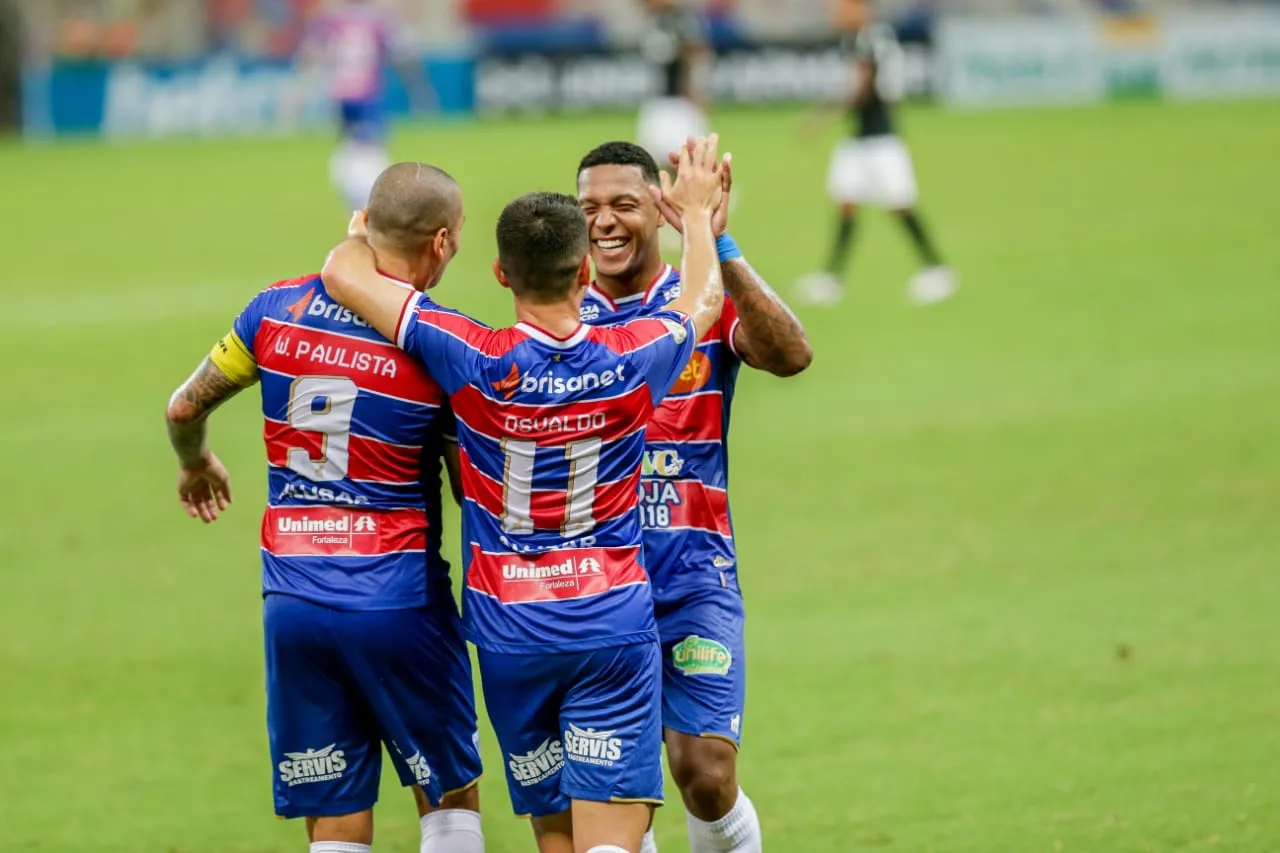 O Fortaleza conquistou uma tranquila vitória hoje pela Série A