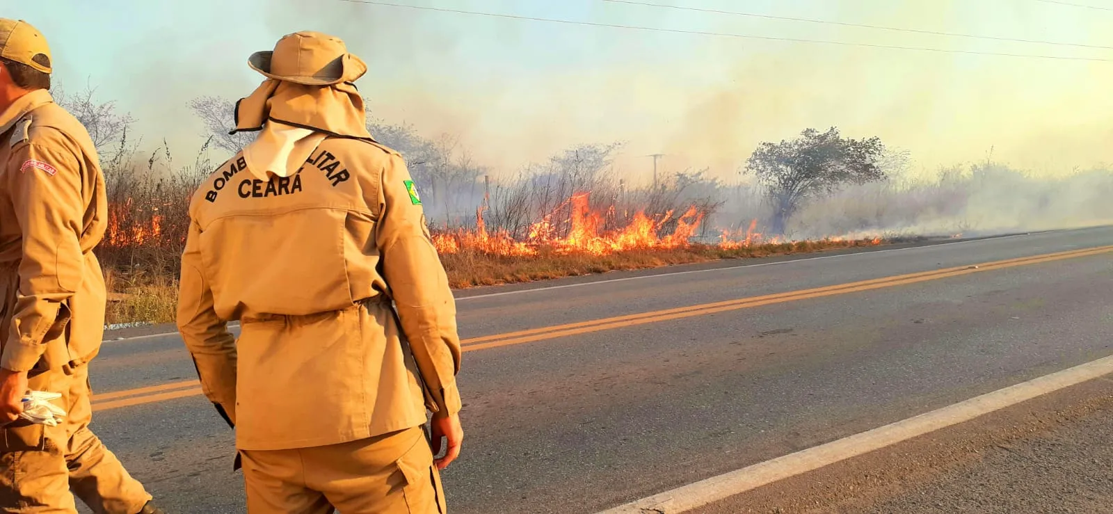 O Corpo de Bombeiros aponta que 92% dos focos de incêndio acontecem no segundo semestre do ano