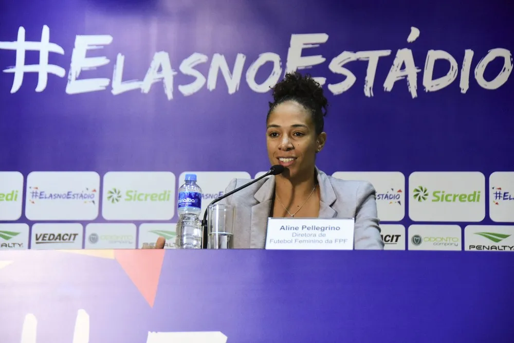 Aline Pellegrino era diretora de futebol feminino da Federação Paulista de Futebol