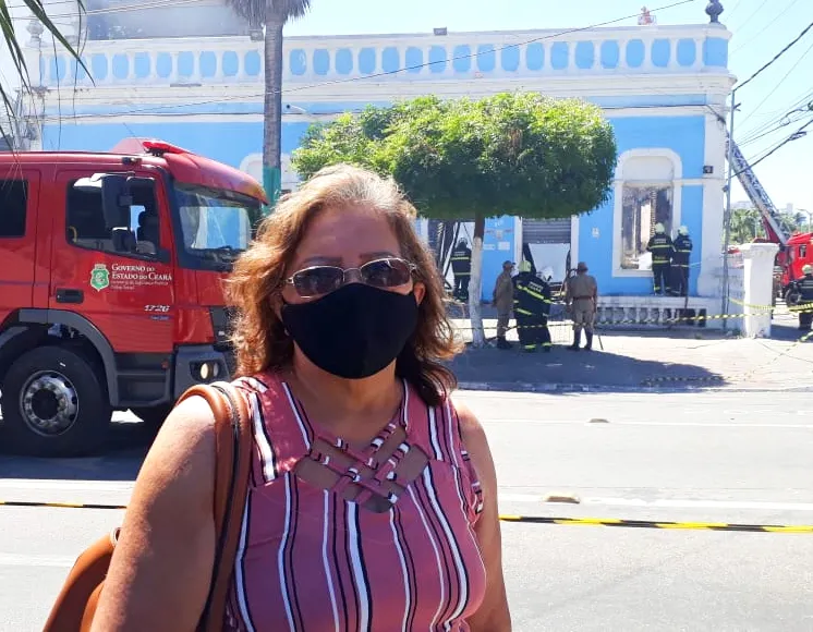Perrmissionária Fátima Lúcia Castro cria grupo em WhatsApp com outros comerciantes do local para criar estratégias de um recomeço unido