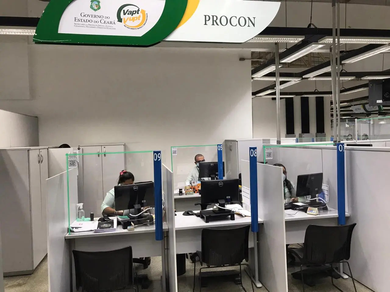 Esta é um imagem do procon do Vapt Vupt