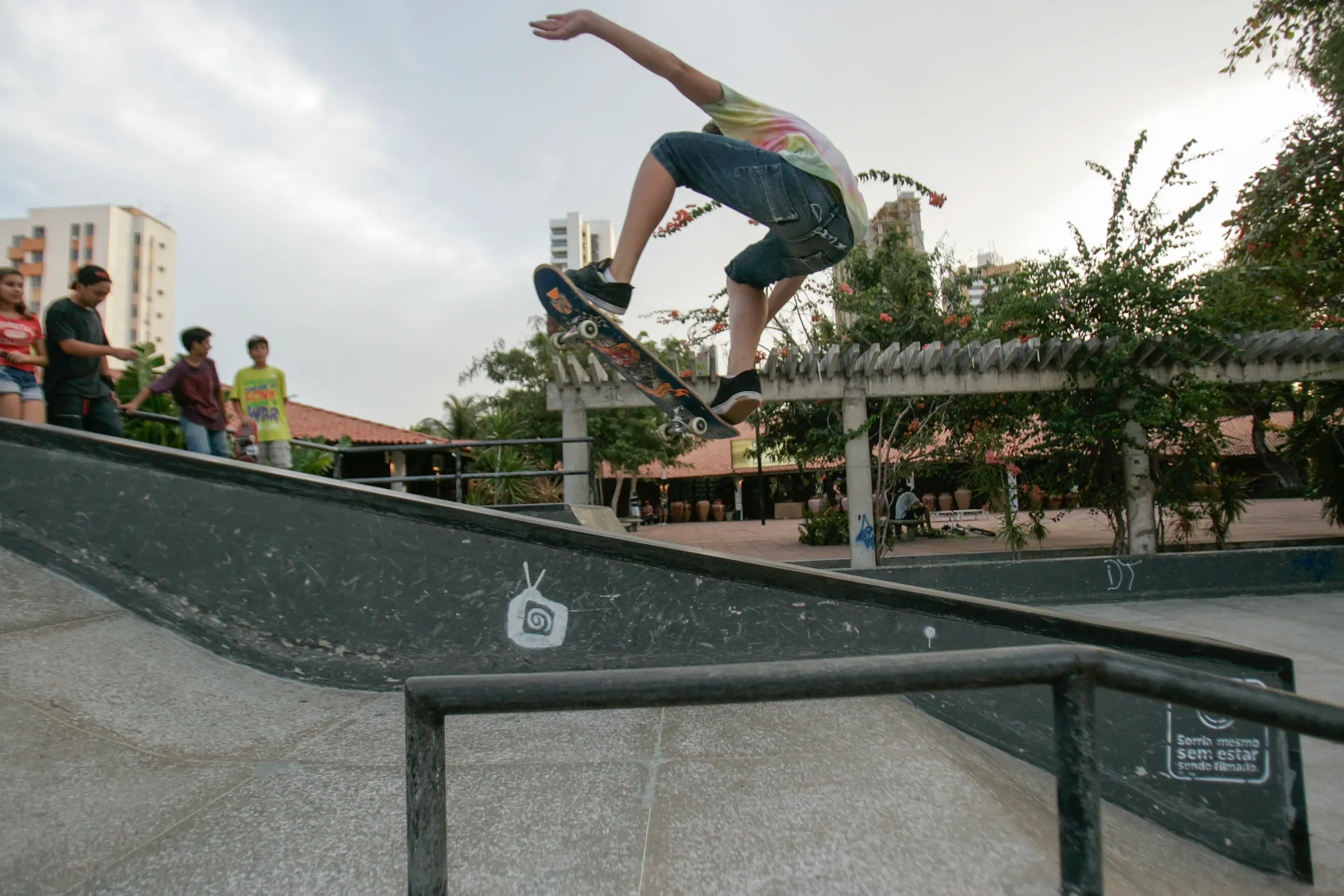 pista de skate na praça da ceart em fortaleza