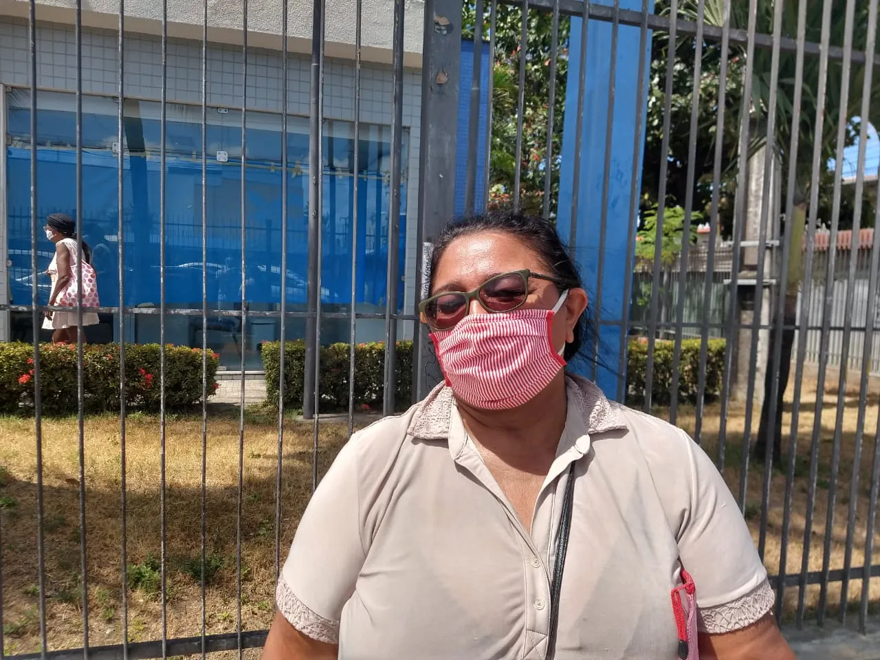 Teresa Cristina foi uma das pessoas que recebeu o atendimento da perícia médica em Messejana