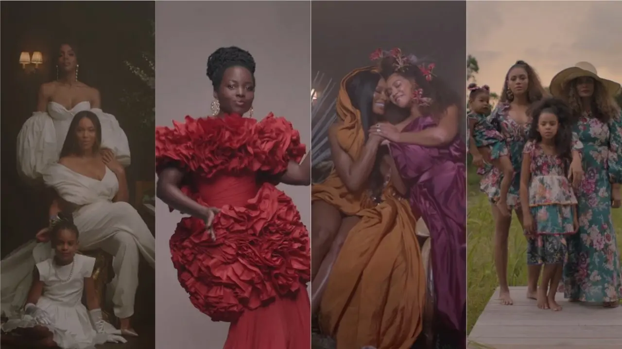 Cenas do clipe Brown Skin Girl de Beyoncé
