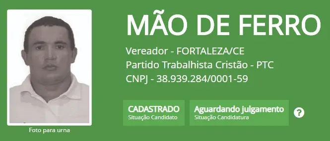 Candidato Mão de Ferro