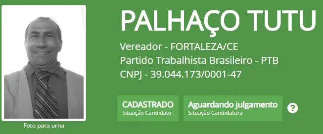 Candidato Palhaço Tutu