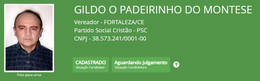 Candidato Padeirinho do Montese