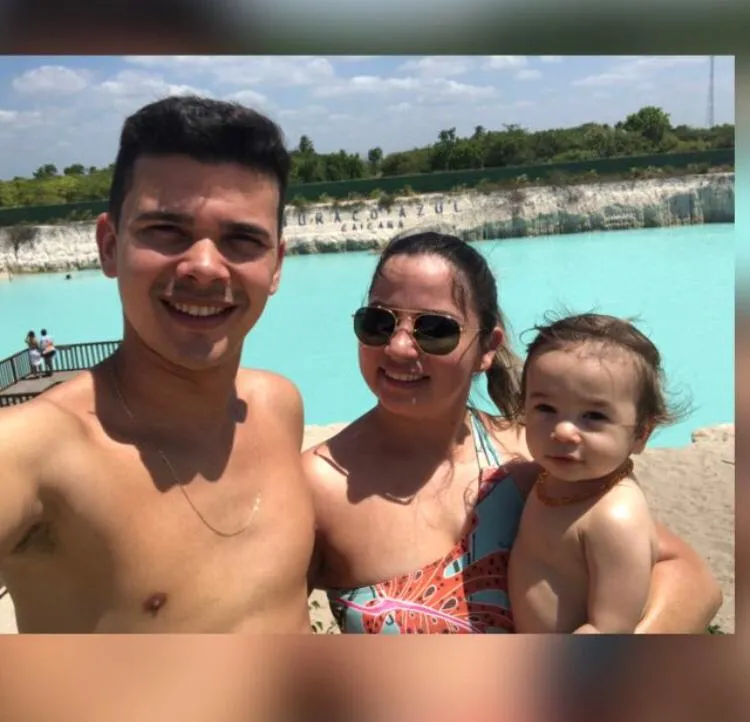 Carlos Guttemberg, Sarah Luiza e Nícolas voltavam de consulta médica em Fortaleza quando sofreram o acidente; mãe e filho morreram