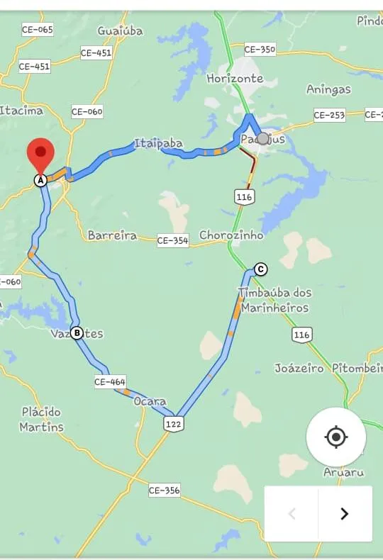 Motoristas devem desviar de trecho da BR-166, a altura do km 55