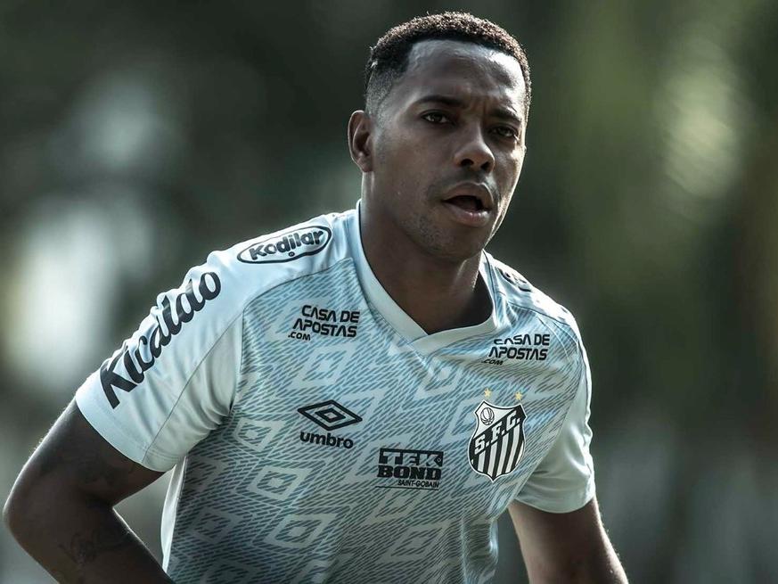 Esta é uma imagem com o jogador Robinho