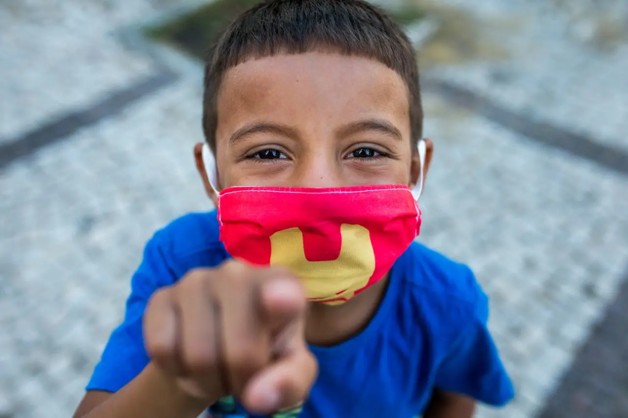 Ruan, 8 anos, estudante