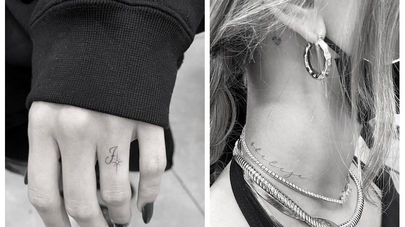 As duas tatuagens feitas por Hailey Baldwin Bieber