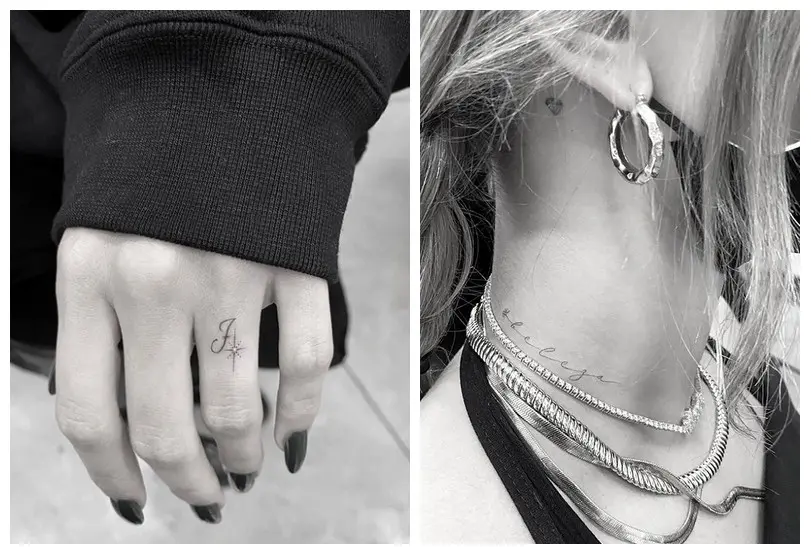 As duas tatuagens feitas por Hailey Baldwin Bieber