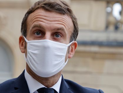 Presidente da França, Emmanuel Macron, anunciou ontem uma nova quarentena nacional devido à disparada dos casos de Covid-19