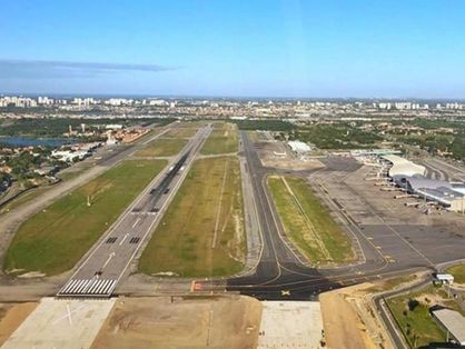 Vista área do Aeroporto de Fortaleza