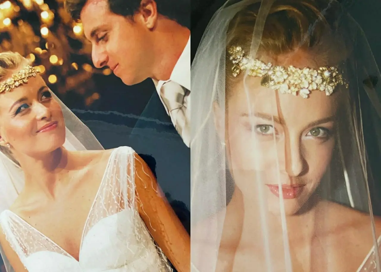 Apresentador publicou imagens do casamento em rede social