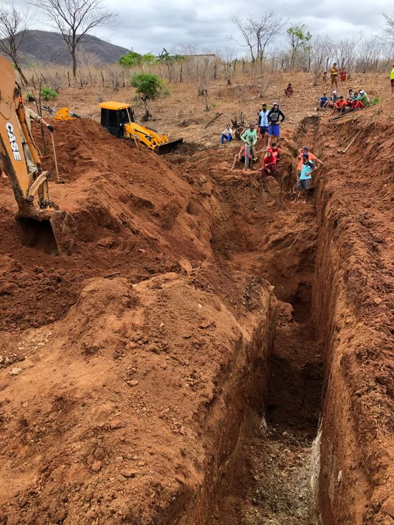 Agricultor morre soterrado em obra de açude no sítio Maracanã, zona rural de Icó