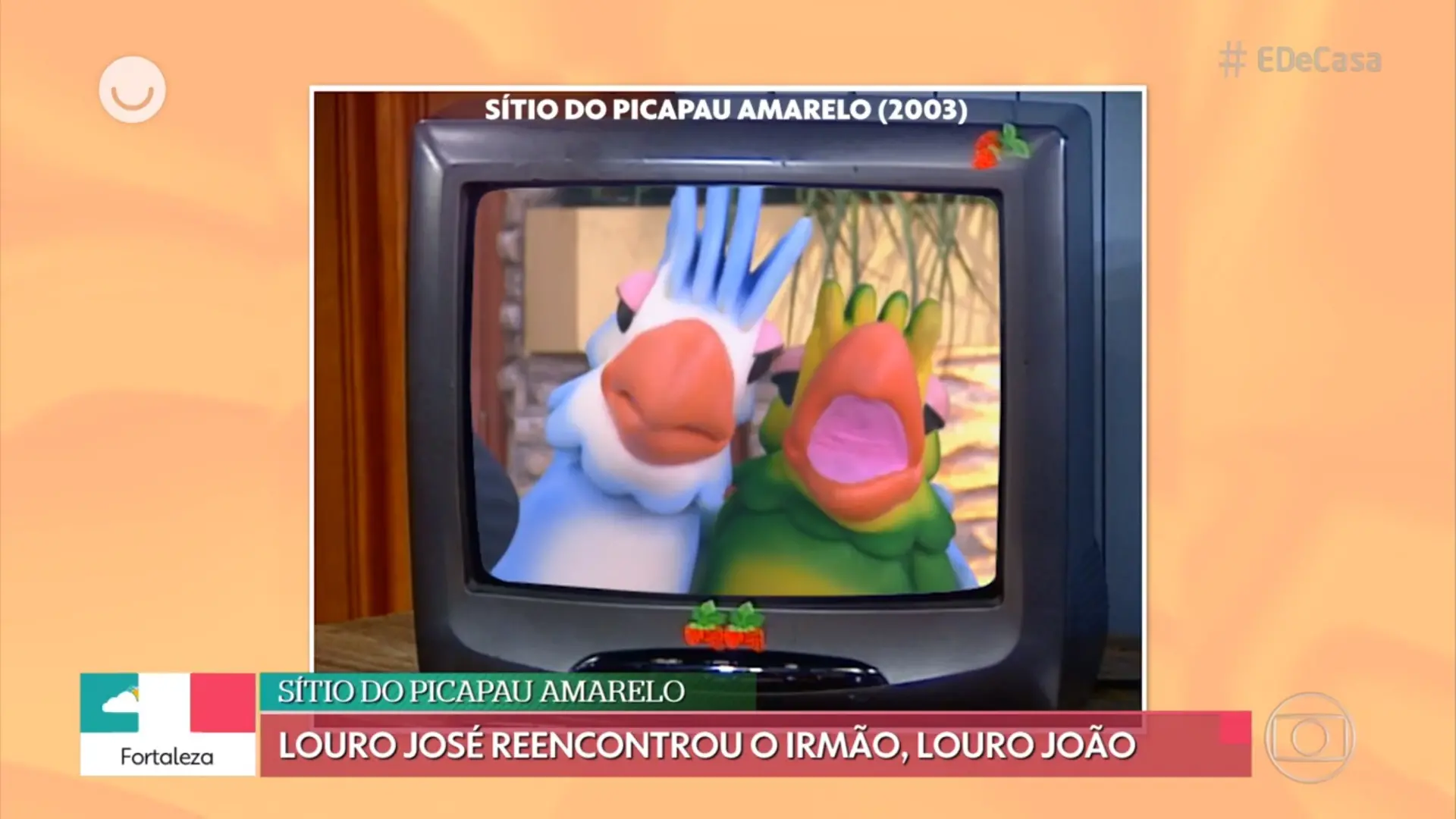 Personagens comemoraram reencontro em programa