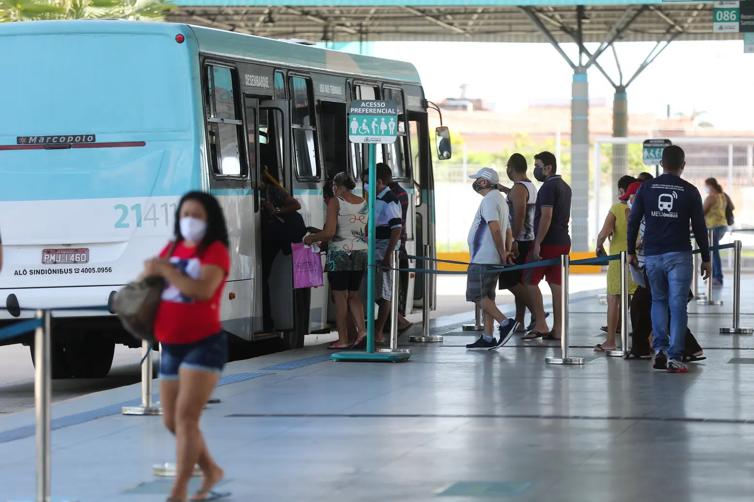 Terminal de ônibus em Fortaleza