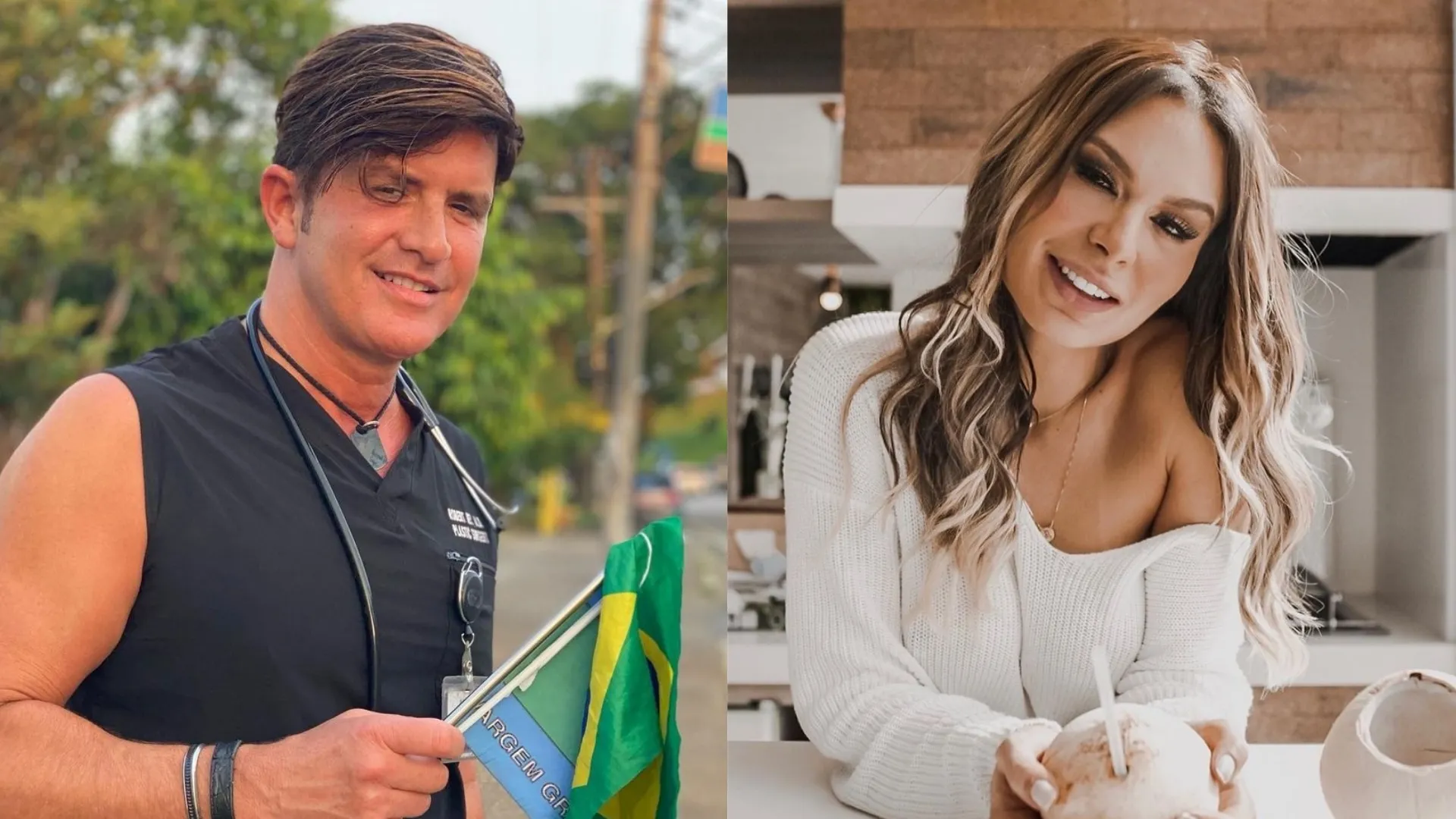 Dr. Rey (Podemos) e Fernanda Lacerda (PSDB)
