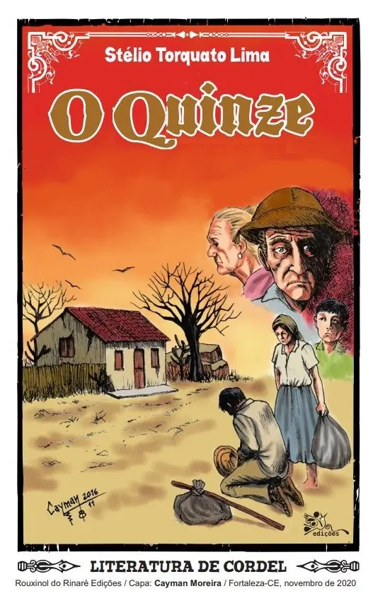 Capa do Cordel O Quinze, de Stélio Torquato