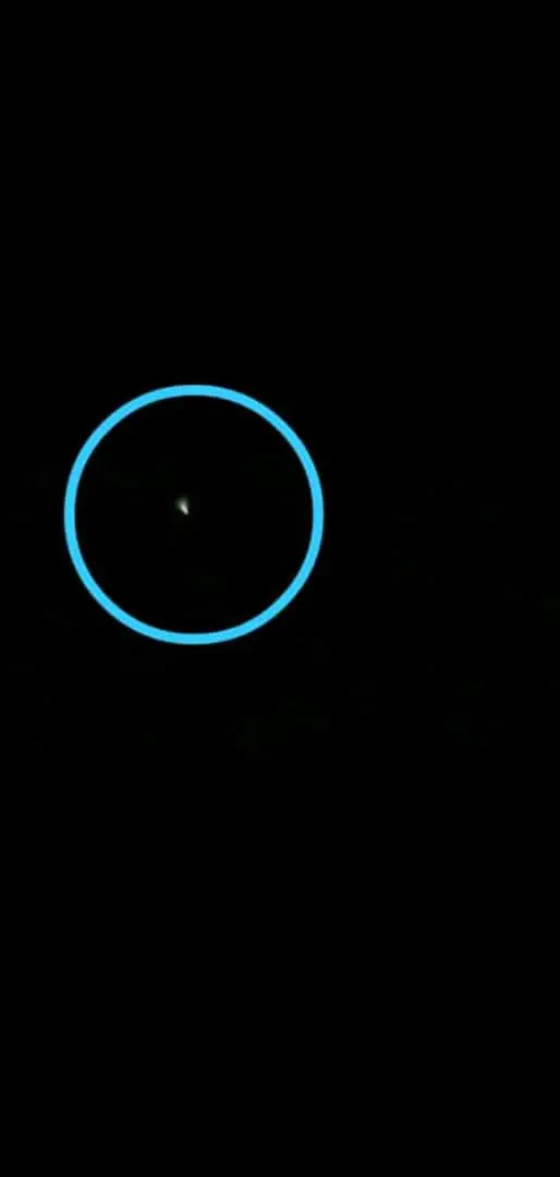 Foguete chinês visto aqui no Ceará